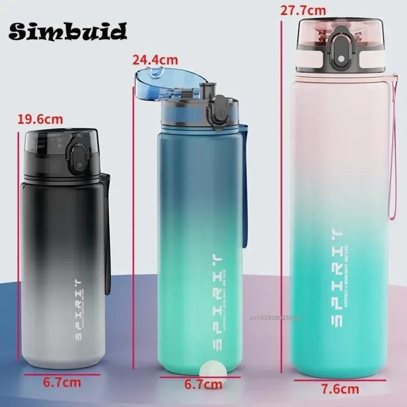 Reusable Sports Water Bottle – 500ml, 650ml or 1L