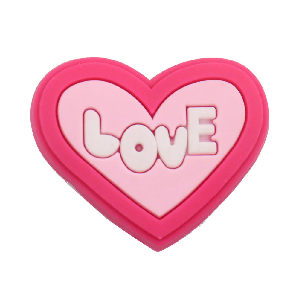 1-35PCS PVC Shoe Charms Limit Dose Not Exist Cool Libra Girls Thank You Love Feminist Buckle Clog Hole Slipper Decoration