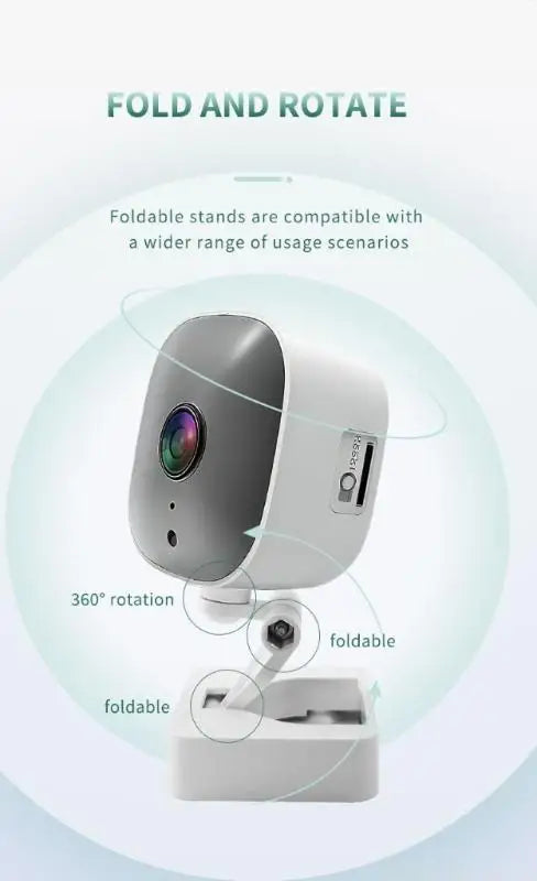 M5TD Succeedto Crystal 2k Security Camera,Wireless Monitor Cameras for Home Security Indoor,Home Observation Cameras,Color Night