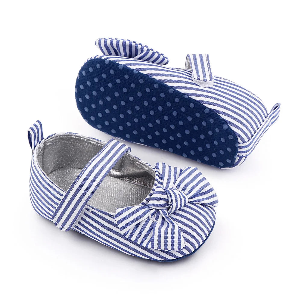 Baby Girl Princess Shoes Soft PU Classical Bowknot Beautiful and Cute for Newborn Girl Spring and Summer Prewalking 2023 Fashion
