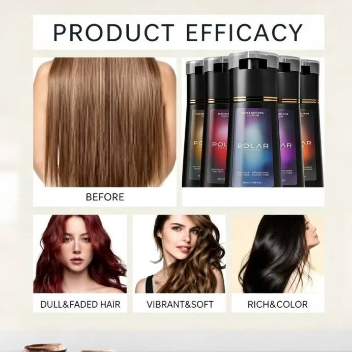 Easy To Operate Fast Hair Dye Shampoo Quick Color Change Hair Dye Products Natural Plant Gray Hair Covering Hair Care Products