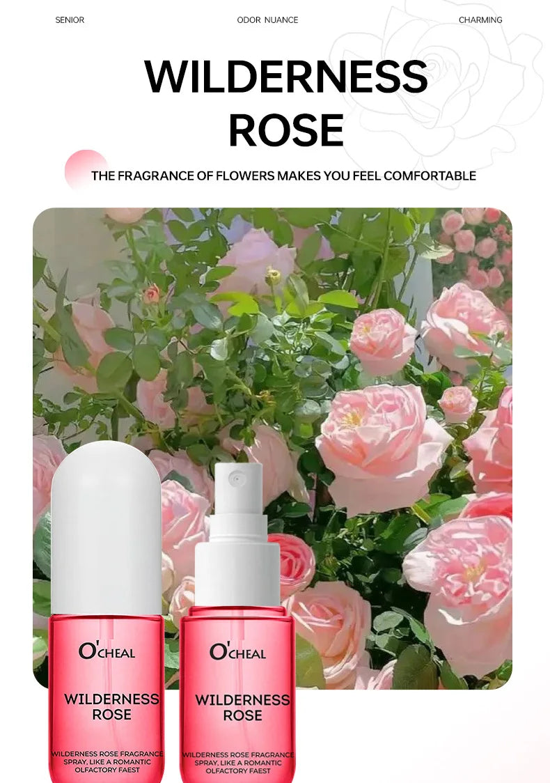1Pcs Coconut Rose Fragrance Spray Hair & Body perfume Mist Fresh Long Lasting Fragrance Perfume Travel Size Freshener Spray