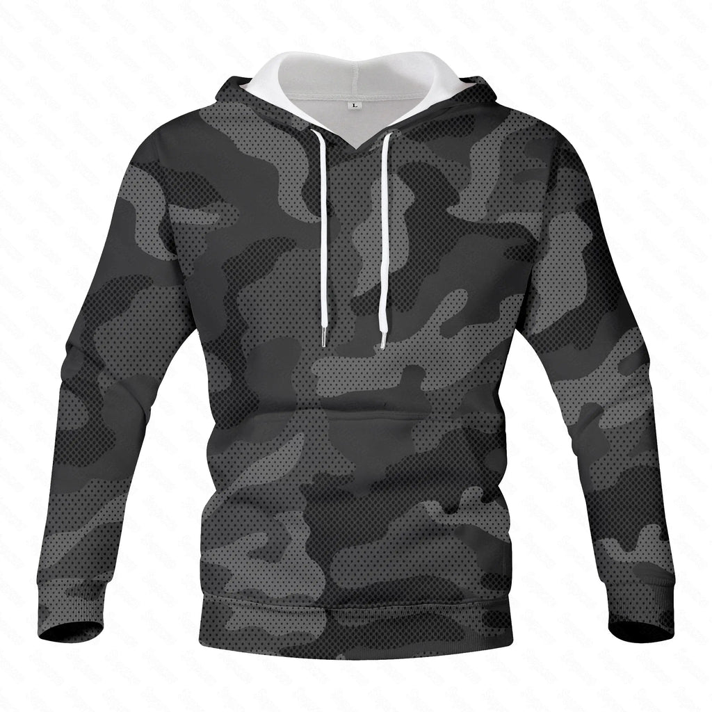 Camouflage Hoodies Men 2023 Spring Mens Military Hooded Sweatshirts Hoodie Male Street Hoody Army Green Sweatshirt Hip Hop S-4XL