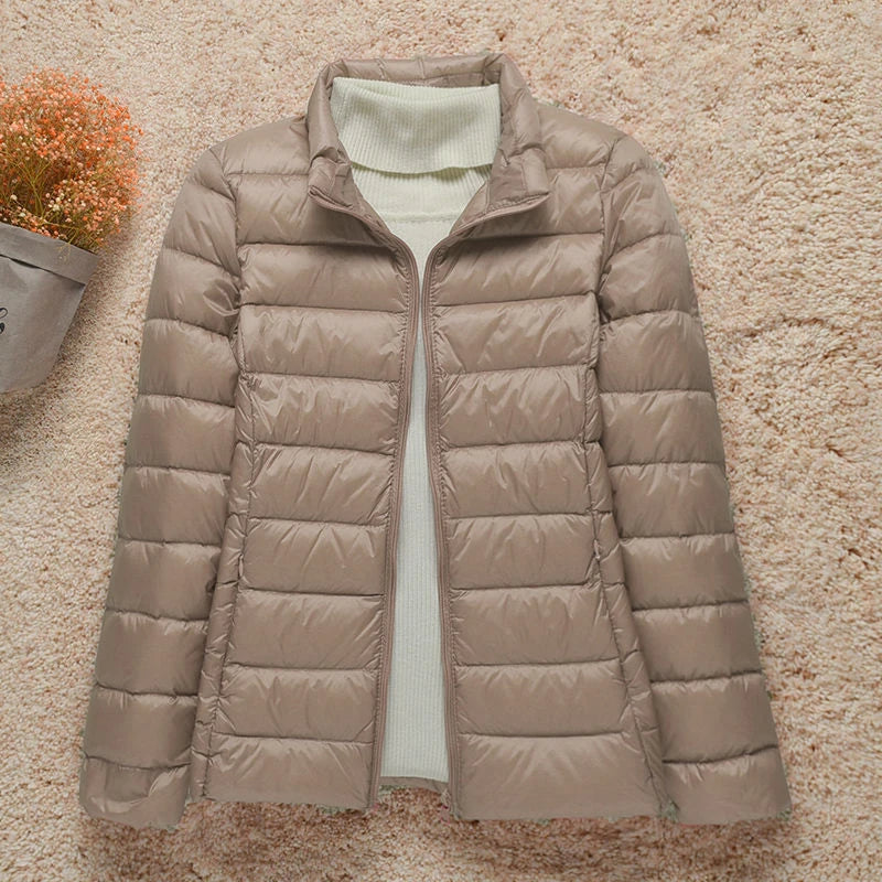 Down Jacket Women Coat Autumn Winter 2022 Spring Jackets for Warm Quilted Parka Ladies and Light 2021 Female Ultralight Hooded