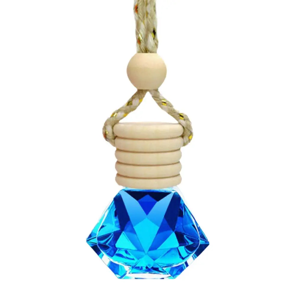 Car Perfume Pendant Include Essential Oil Air Fresheners Novelty Auto Flavoring Air Freshener Diffuser Oil Fragrance Bottle