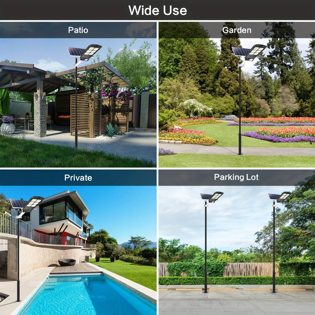 10Ft Street Light Pole, Street Light Poles for Outdoor Lighting, Solar Street Light Pole Accessory for Street, Patio, Backyard