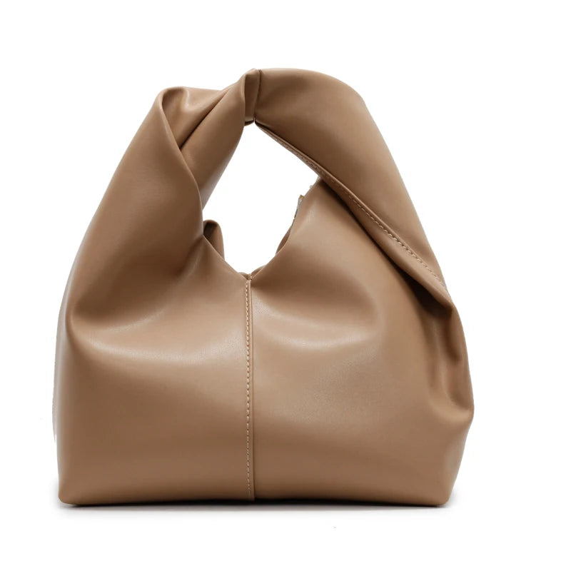 LEFTSIDE Design Small PU Leather Shoulder Bag For Women 2025 New Trend Fashion Y2K Handbags and Purses Females Bucket Bag