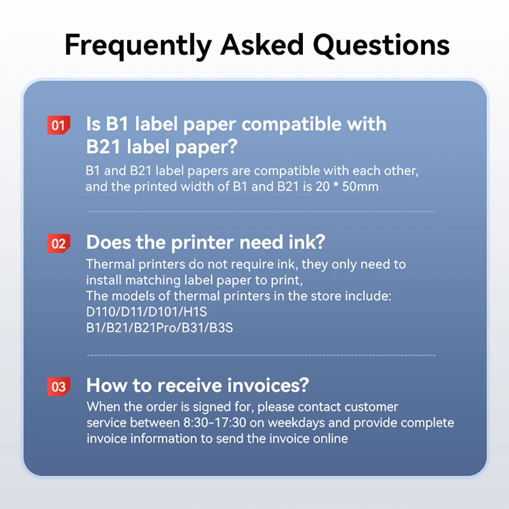 Niimbot B1/B1 PRO Thermal Label Printer Wireless Self-adhesive Bluetooth Inkless Label Maker for Business Price-Tag Sticker
