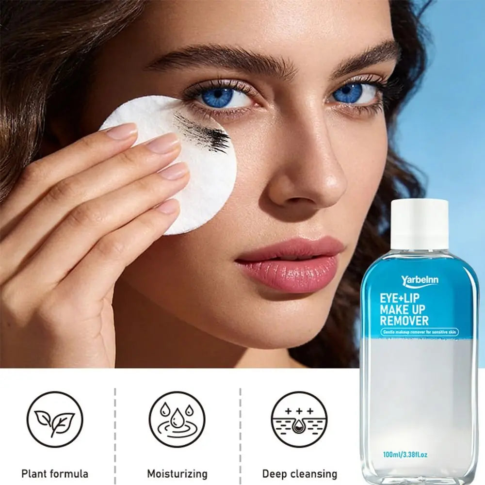 Non-Irritating Eye and Lip Makeup Remover Quickly Gently Deeply Cleanses Makeup Removal Oil Soothing Skin Cleansing Oil