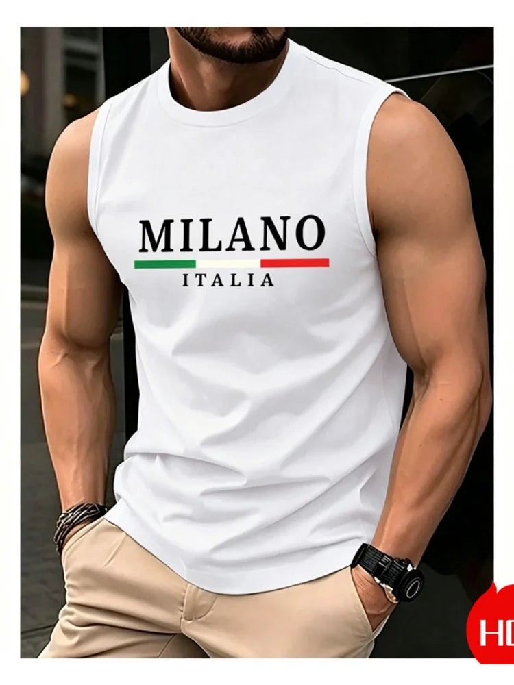 Men's sleeveless T-shirt Summer Short Sleeves Snakehead 3D T-Shirts Fashion Breathable Fitness Tops Oversized graphic tank tops