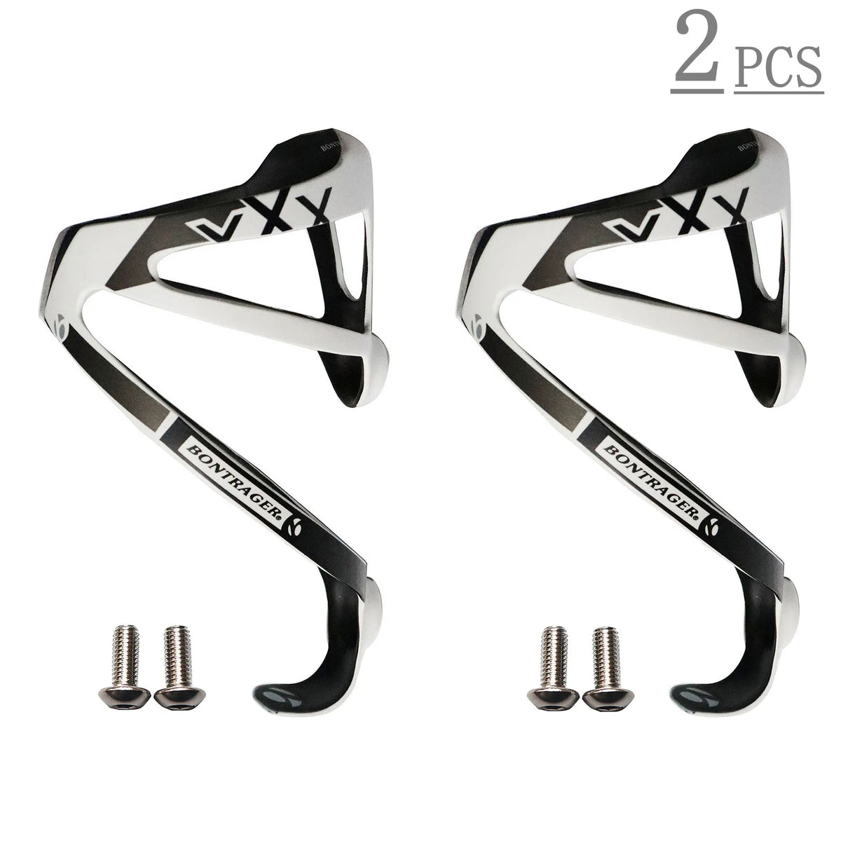 2Pcs Full Carbon Fiber Bicycle Water Bottle Cage MTB Road Bike Bottle Holder Ultra Light Cycle Equipment Matte/Glossy 4 Colors 1