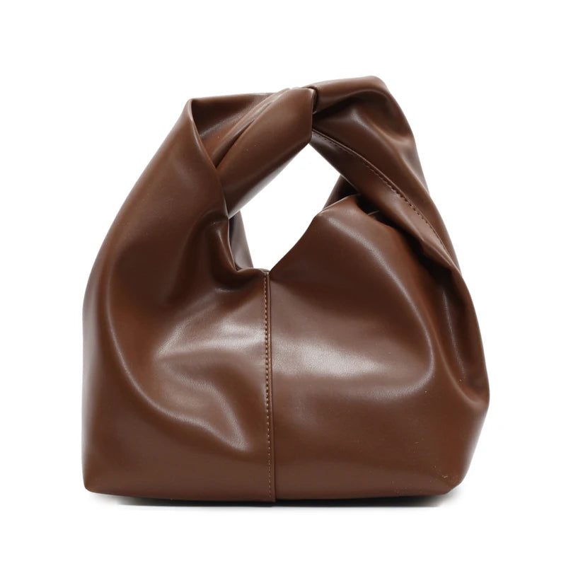 LEFTSIDE Design Small PU Leather Shoulder Bag For Women 2025 New Trend Fashion Y2K Handbags and Purses Females Bucket Bag