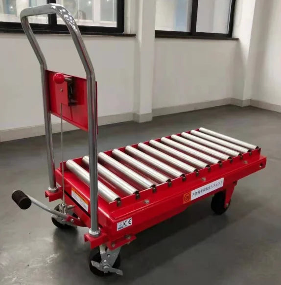 1000kg Portable Hydraulic Manual Lift Table Truck Mobile Mini Hand Lifter for Professional Woodwork Scissor Lifting Tool Pro