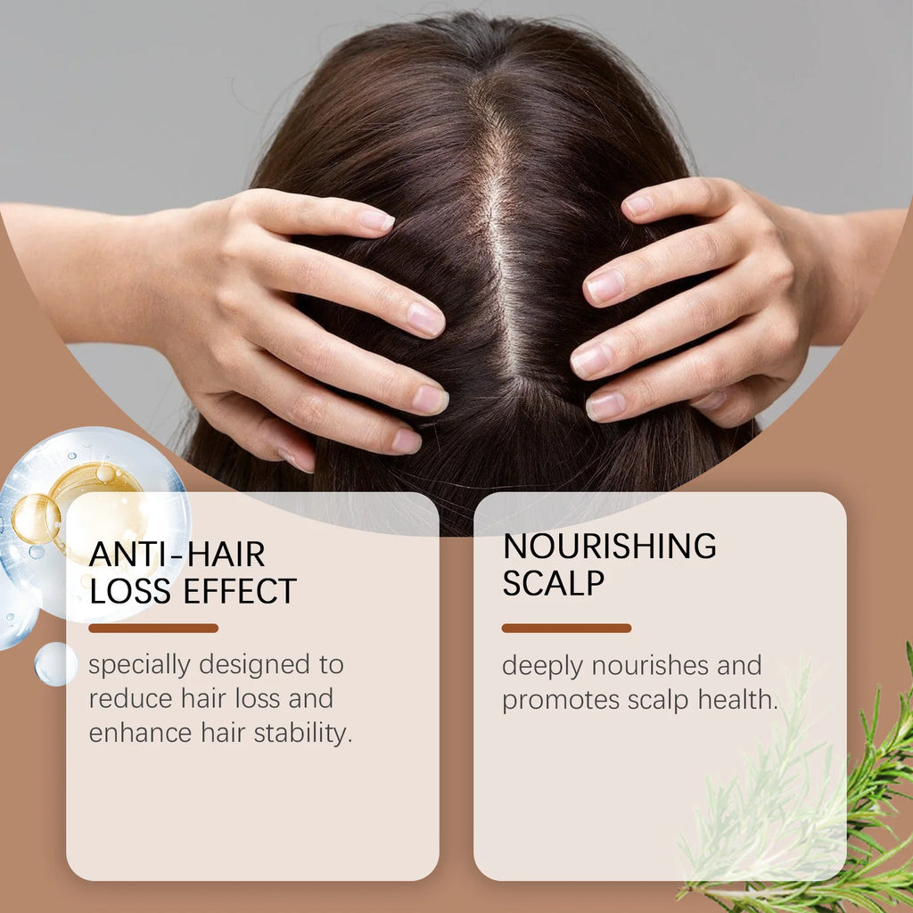 Batana Hair Growth Shampoo Nourish Hair Follicles Strengthen Root Smooth Frizzy Anti Hair Loss Treatment Thickening Hair Shampoo