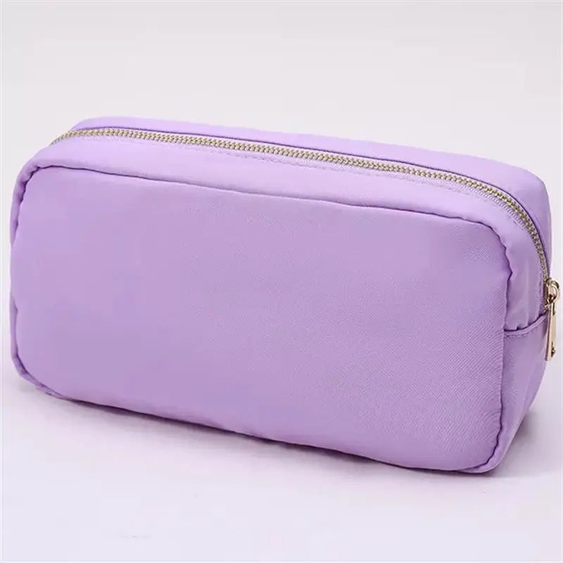 S /M/L/XL 17 Color Nylon Pouch Makeup Cosmetic Bag Zipper Toiletries Organizer Bag For Women Girls Travel Gift Makeup Pouch