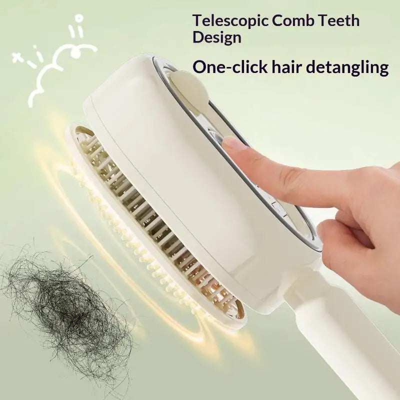 1 Set 3 In 1 Electric Spray Air Cushion Massage Comb Self Cleaning Steam Essential Oil Rechargeable For Frizzy Hair Scalp〔DD329〕
