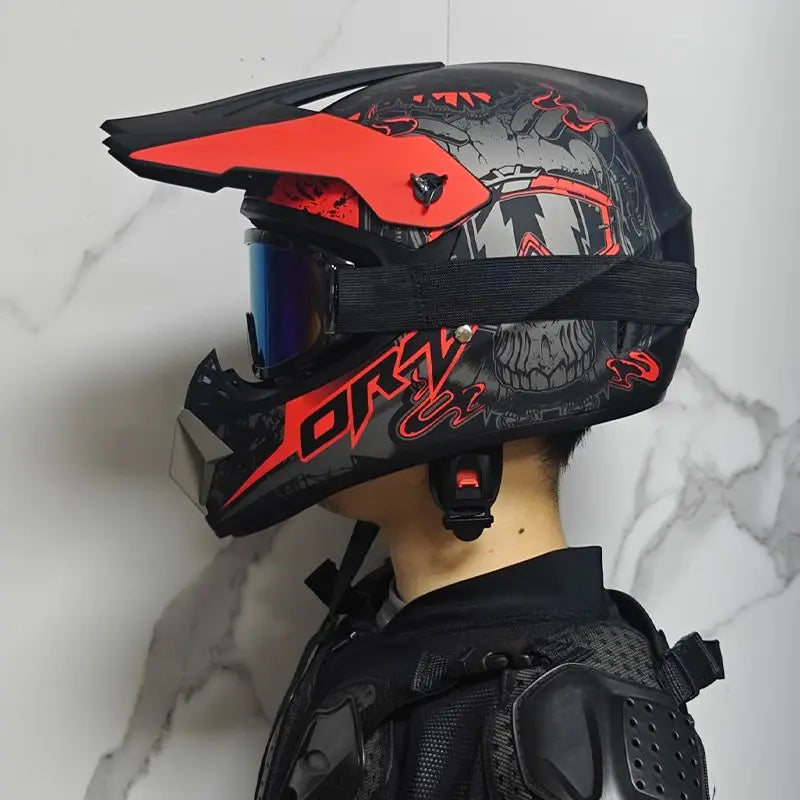 ORZ-905-Mountain bike off-road helmet, four season electric bike helmet, men's rally helmet, mountain speed reduction