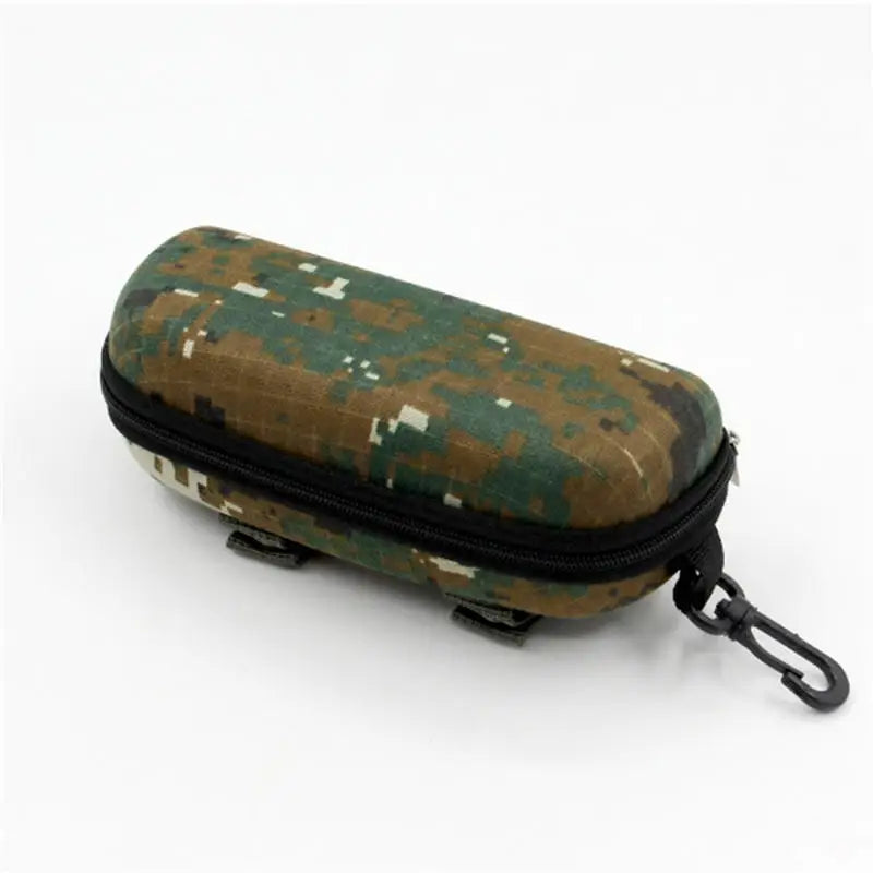 Tactical Glasses Case Portable Eyeglasses Cases Camouflage Glasses Box Fashion Glasses Holder Eyeglasses Accessory With Zipper