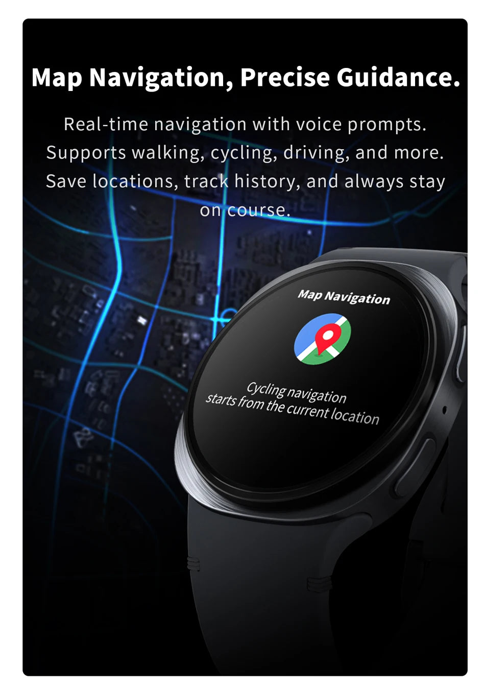 2026 New GPS Map Navigation Smart Watch For Men Women NFC Compass Sports Watch Bluetooth Call AMOLED HD Smartwatch 8 mini