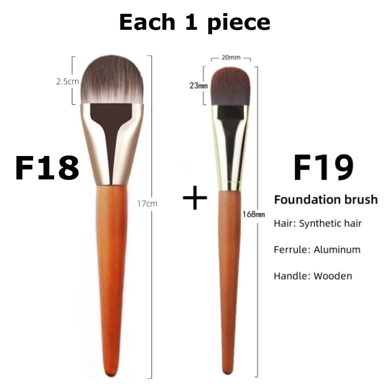 Ultra Thin Foundation Makeup Brushes Flat Top Angled professional Face Contour Make Up Brush