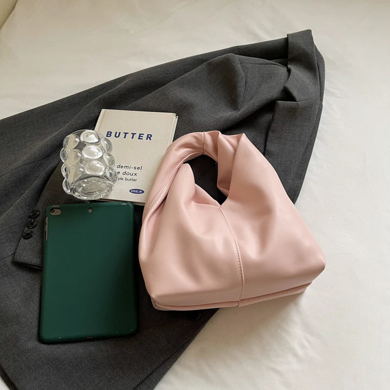 LEFTSIDE Design Small PU Leather Shoulder Bag For Women 2025 New Trend Fashion Y2K Handbags and Purses Females Bucket Bag
