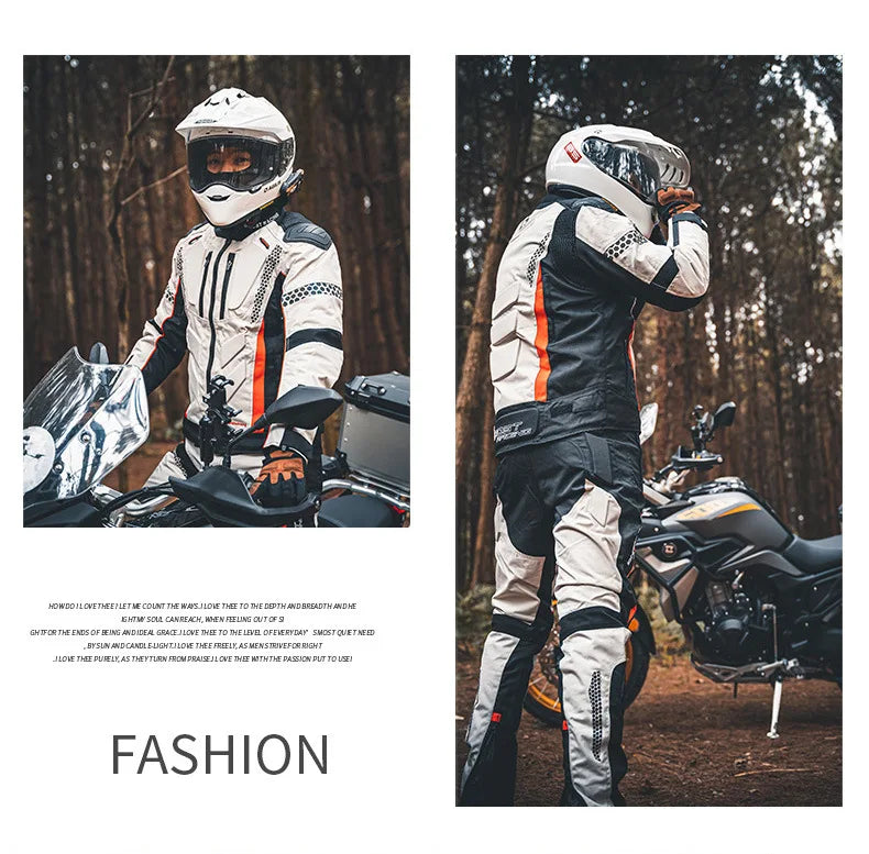 Waterproof Motorcycle Jacket Men Blouson Moto Autumn Winter Cold-proof Motocross Motorbike Riding Clothing Motorcycle Equipment
