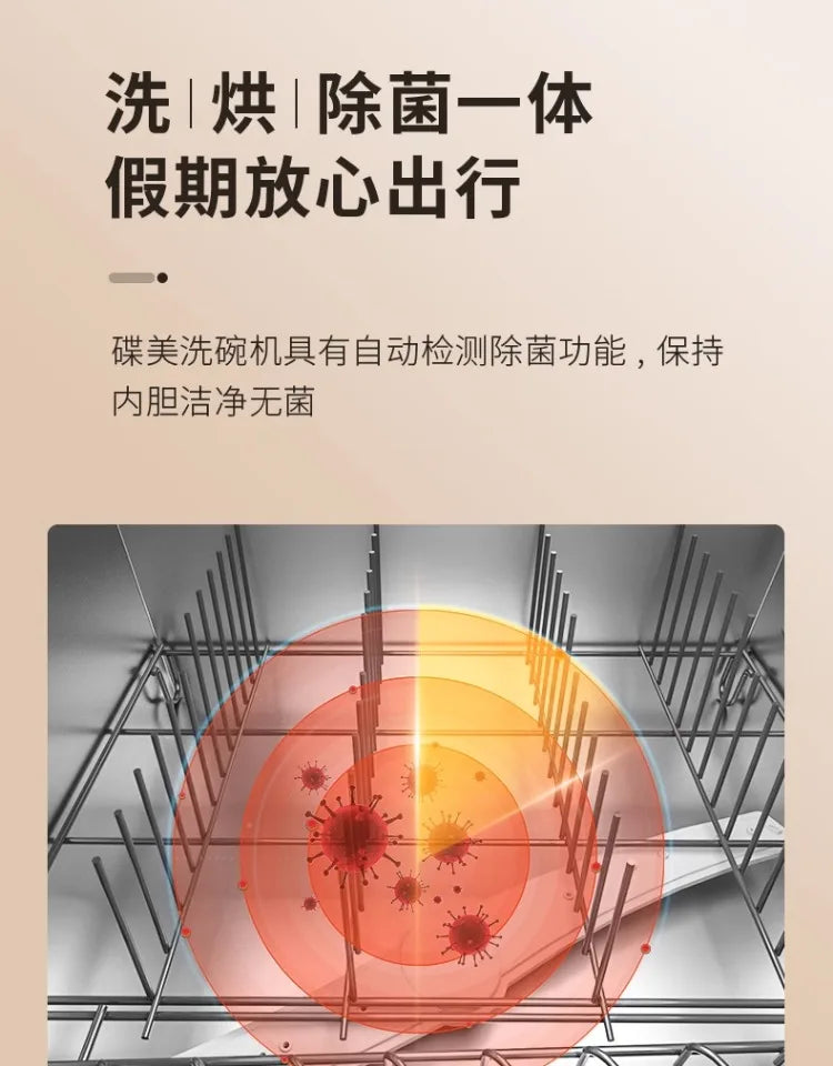 Integrated sink, dishwasher, integrated fully automatic kitchen, embedded washing fruits and vegetables