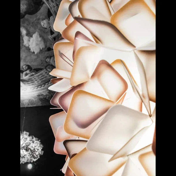 Nordic flower Petal Ceiling Chandelier Mama Non Mama Suspension lamp for Living Room Bedroom Restaurant art colorful cloud lamp
