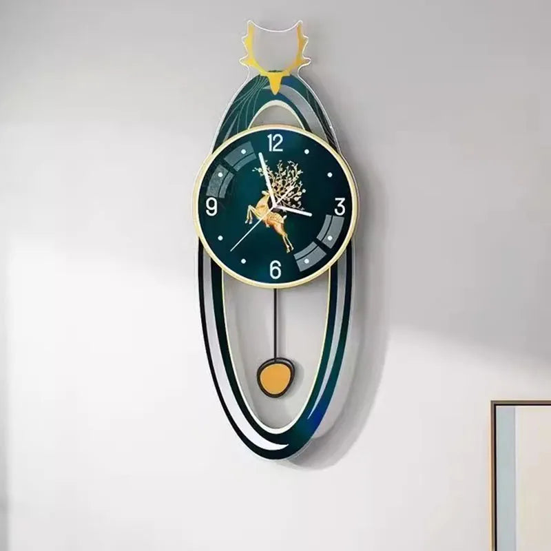 Digital Living Room Wall Clocks Modern Interior Aesthetic Design Wall Watch Xenomorph Creative Reloj De Pared Home Decoration