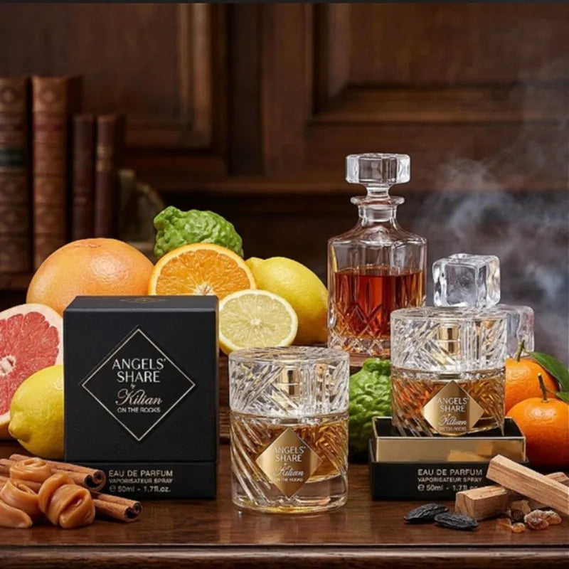 KILIAN Angels' Share on The Rocks Angels' Share 50ml Unisex Eau De Parfum Long Lasting Gourmand Luxury Signature Fragrance