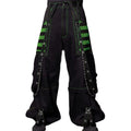 Women's Striped Cargo Jeans with Pockets