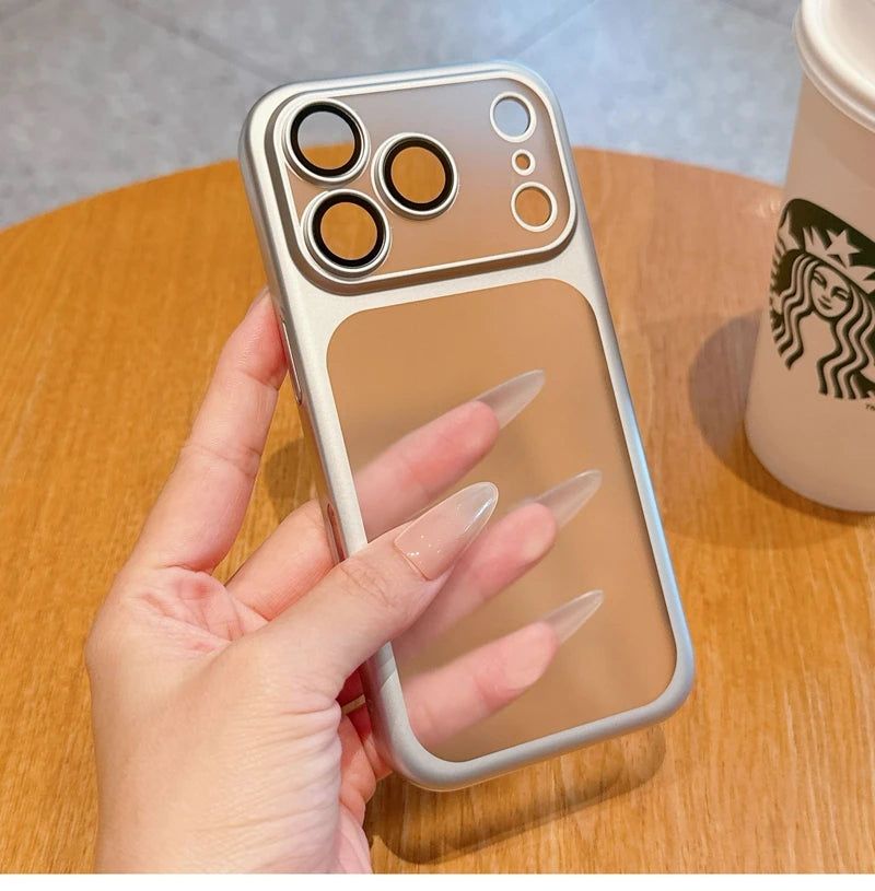 Luxury Soft Matte Phone Case For iPhone 11 12 13 14 15 16 17 18 Pro Max Plus Air Electroplating Silicone Bumper Back Cases Cover