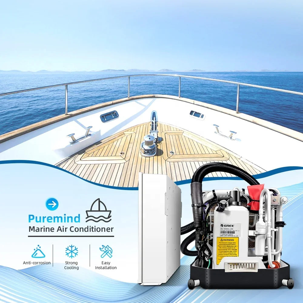 Gree Boat Air Conditioner R410a Marine Air Conditioner for Boat Vessel Ship 12000Btu 16000Btu Yacht Air Conditioning