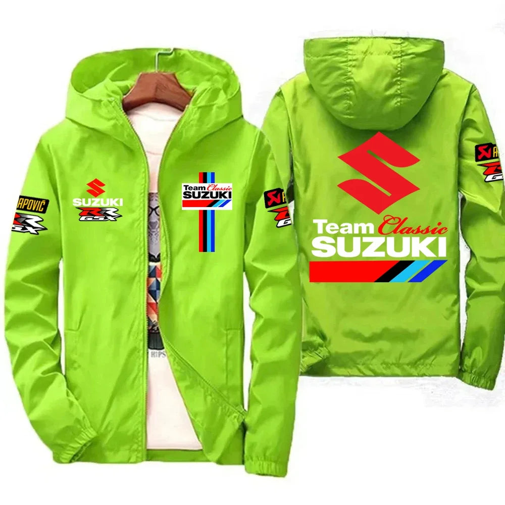 2026 Suzuki Motorcycle New Spring and Autumn Jacket Men's Windproof Jacket Casual Fashion Sports Outdoor Cycling Jacket
