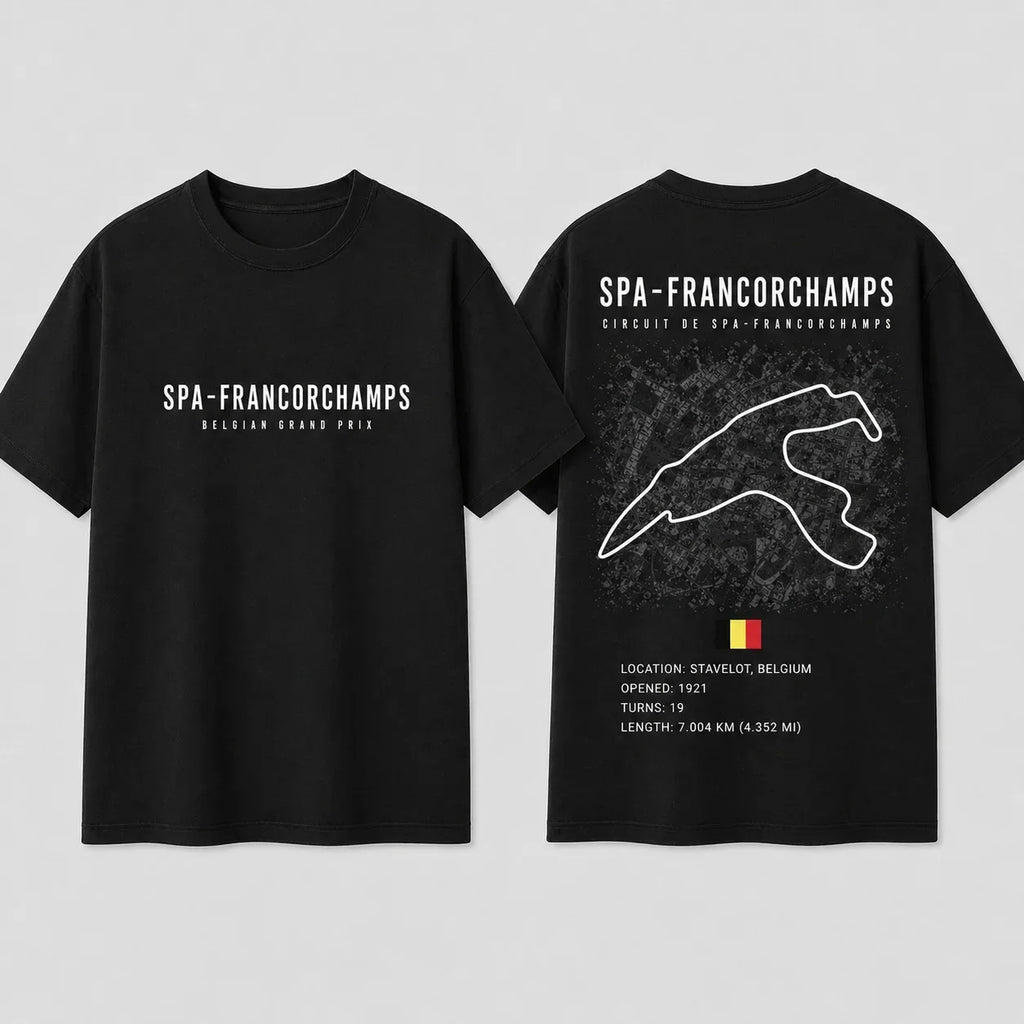 Nürburgring Printed Cotton Short-sleeved T-shirt Suitable for Car Racing Enthusiasts Men's Clothing Women's 2026 Summer T Shirt