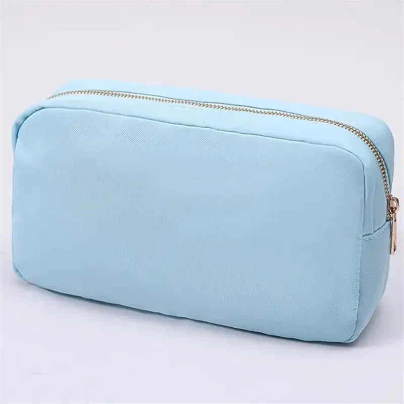 S /M/L/XL 17 Color Nylon Pouch Makeup Cosmetic Bag Zipper Toiletries Organizer Bag For Women Girls Travel Gift Makeup Pouch
