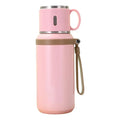 Cup 2-in-1 Drinking Cup Wide Mouth for Hot Cold Drinks 316 Stainless Steel Vacuum Insulated Bottle Spill-proof Travel Flask