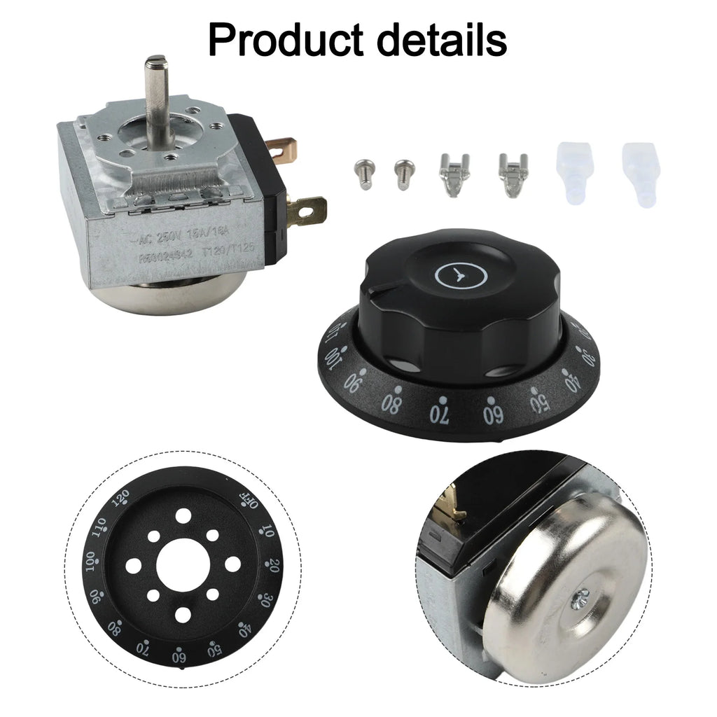 Electric Oven Timer Microwave Oven Timer Kitchen Management Easy Installation Flexible Time Settings Long-lasting Materials