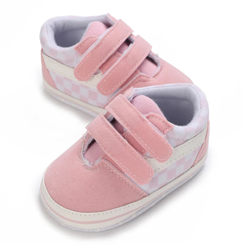 Baby Learning Walk Shoes, Cute Printed & Bow Sneakers, Soft Sole Casual Footwear for Infants 0-18M