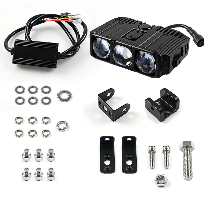 Waterproof Work Light Super Bright 9-80vMini Projector Car LED Light External Auxiliary Light for Car SUV Motorcycle Light