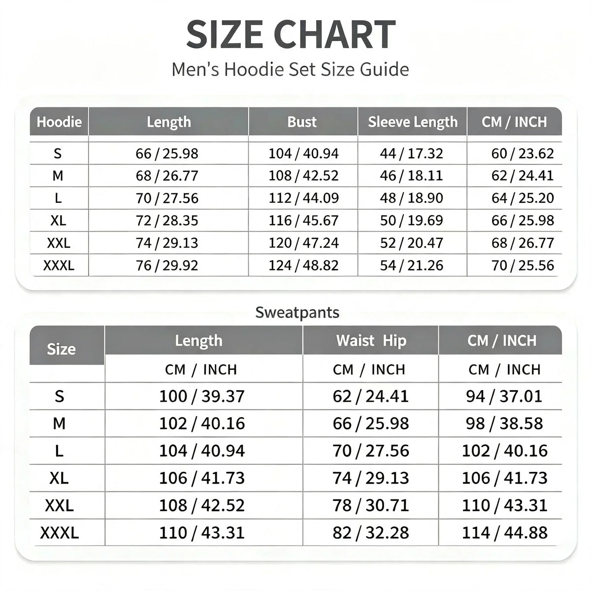 Men's Clothing Pullover Hoodies Sets 2Pcs Autumn Winter Sport Casual Fashion Men's Warm Sweatpants Suit Loose Street Male Outfit
