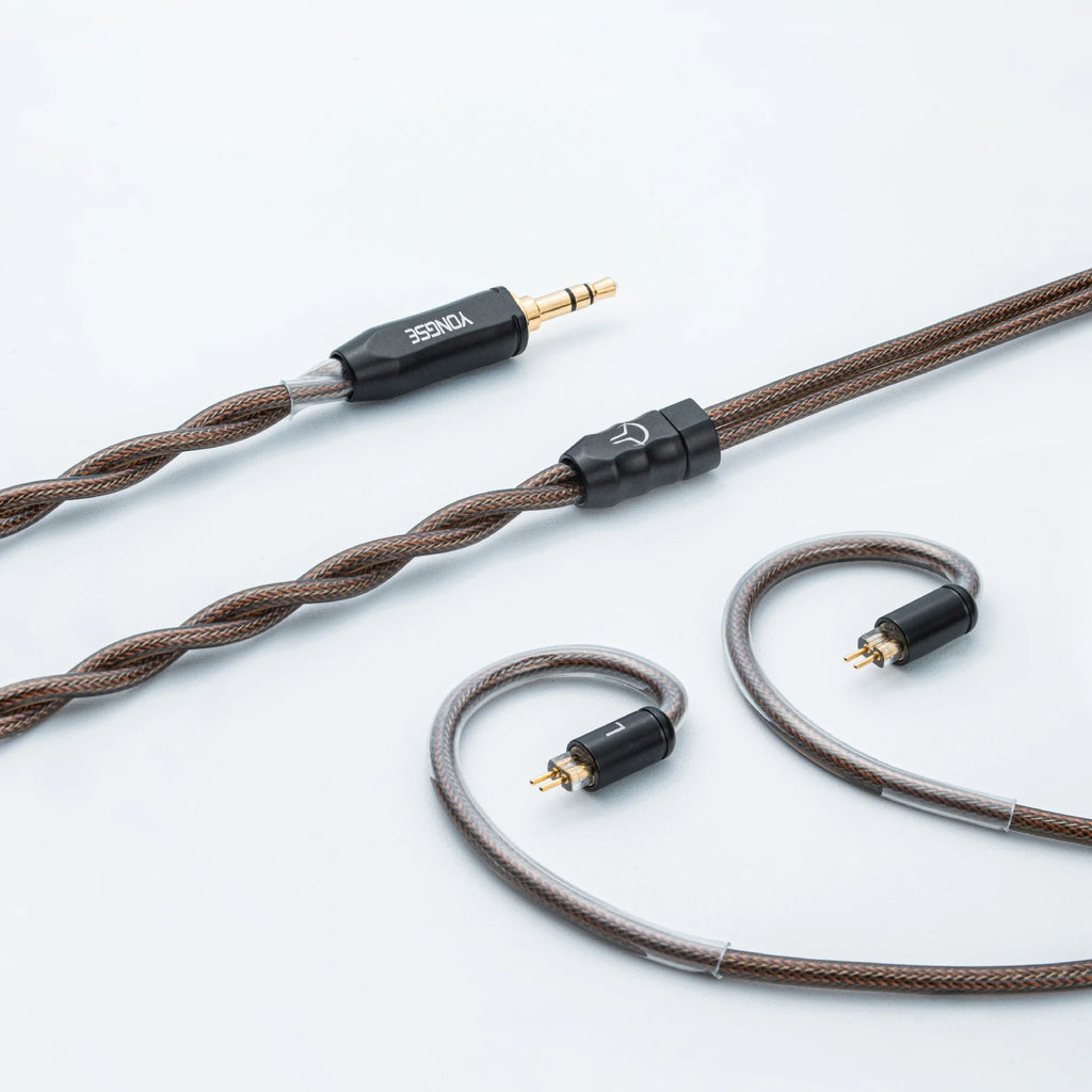 YONGSE Mech-X Cable Silver-plated Single Crystal Copper + Graphene Shielding Earphone Cable