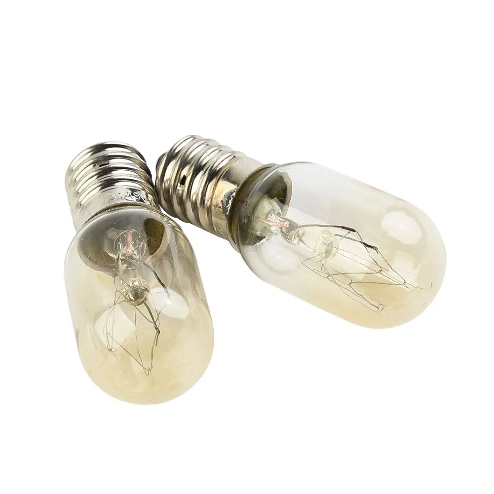 1pcs 15W 240V Bulbs E14 Salt Lamp Globe For Refrigerators Microwaves Wall Sconces Household Appliance Accessories