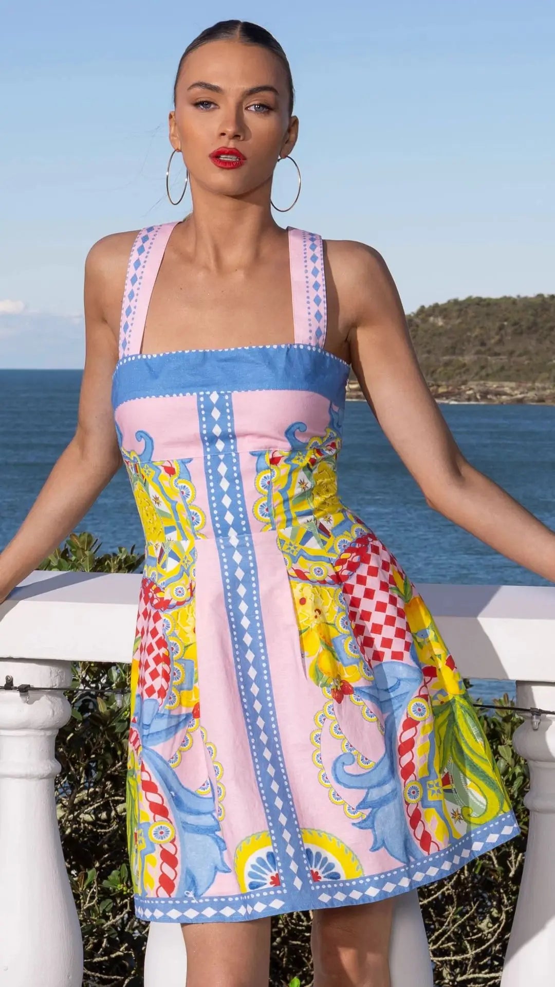 Sexy Elegant Tropical Printed Short Dress Women Spaghetti Strap Bodycon Mini Dresses 2026 Summer Dresses Beach Vacation Vestidos