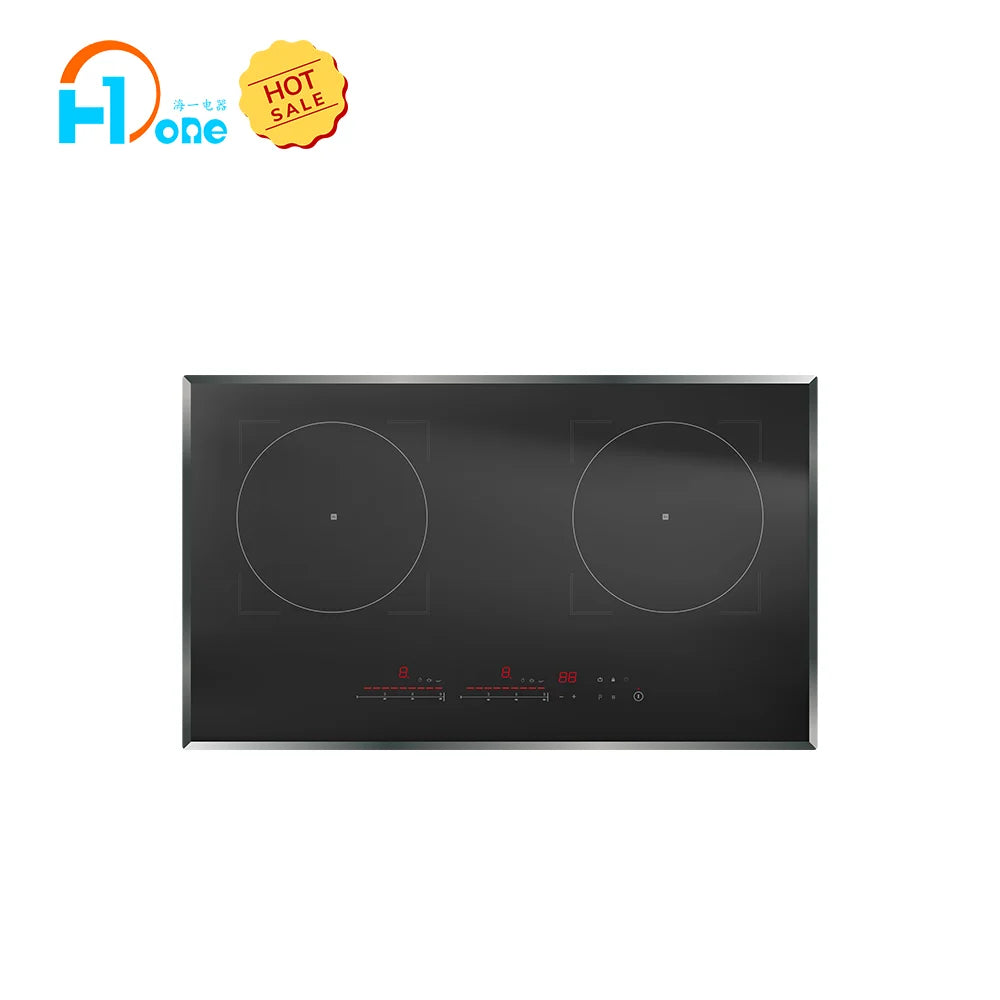 2025 New Trend High Quality Electric 2-Burner Built-In Induction Cooktop for Households Hotels Dormitories