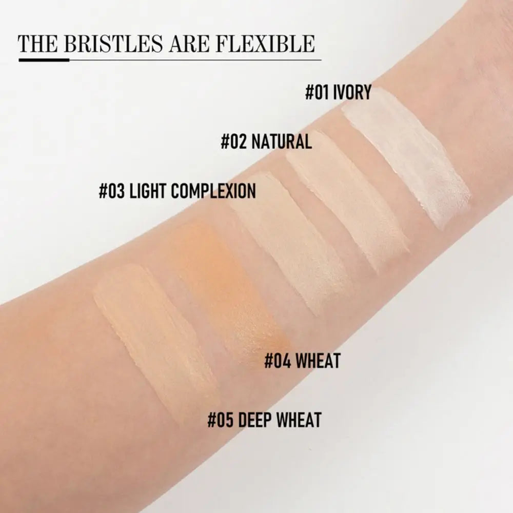 Thin and Comfortable Perfect Cover Stick Waterproof Long-lasting Concealer Foundation Stick with Brush Instant Natural