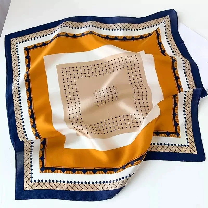Nature Silk Neck Scarves Lady Foulard Lovely Strawberry Print 100% Real Silk Square Scarf for Women Bag Ribbon Hairband Kerchief