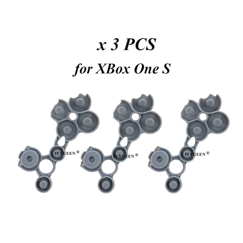 IVYUEEN 3-10 PCS for XBox One X S Slim Controller Conductive Rubber Button Contact Pad Replacement Repair Game Accessories
