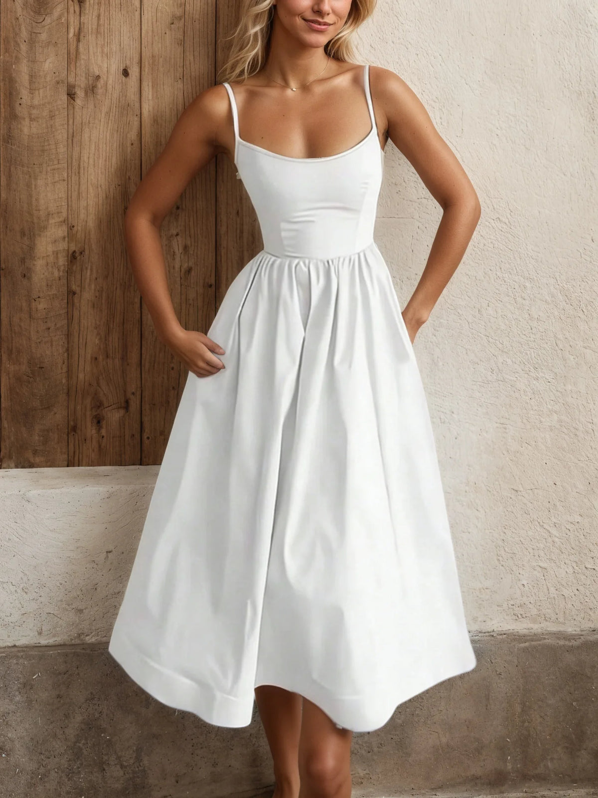 Summer Strapless Tube Top Dress Casual Solid Sleeveless Dresses Jumpsuit Playsuit
