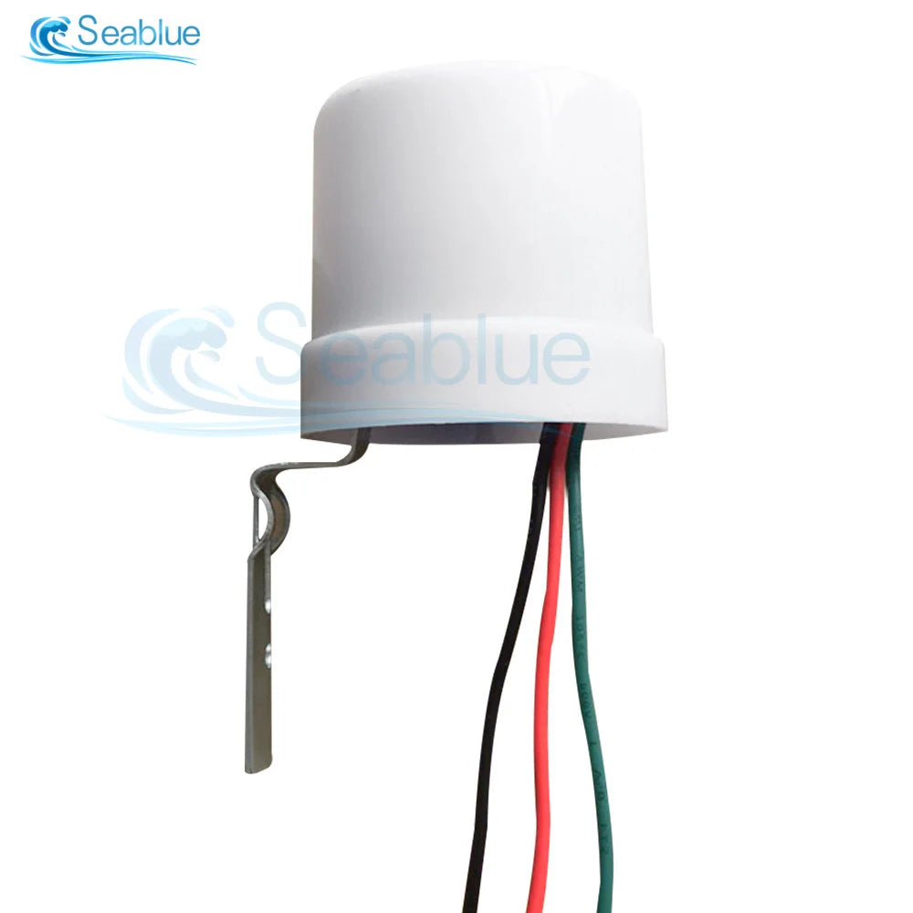 AC220-240V 25A Smart Switch Rainproof Sensor Outdoor Street Lamp Light Switch Controller Adjustable Photoelectric Anti-interfere